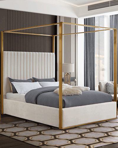 Upholstered bed type one