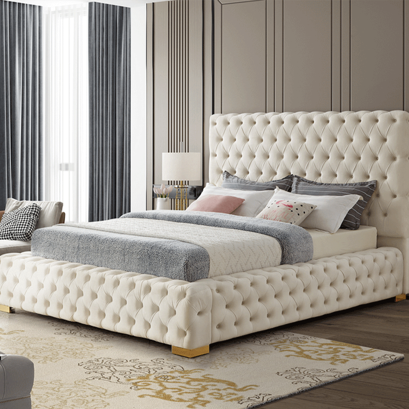 Create your perfect sleeping space - choose a high-quality upholstered bed and enjoy ultimate comfort!